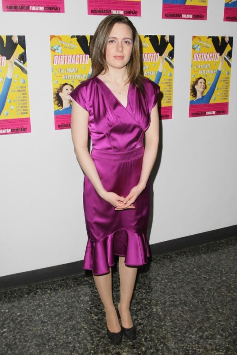 Shana Dowdeswell at the opening night of "Distracted."