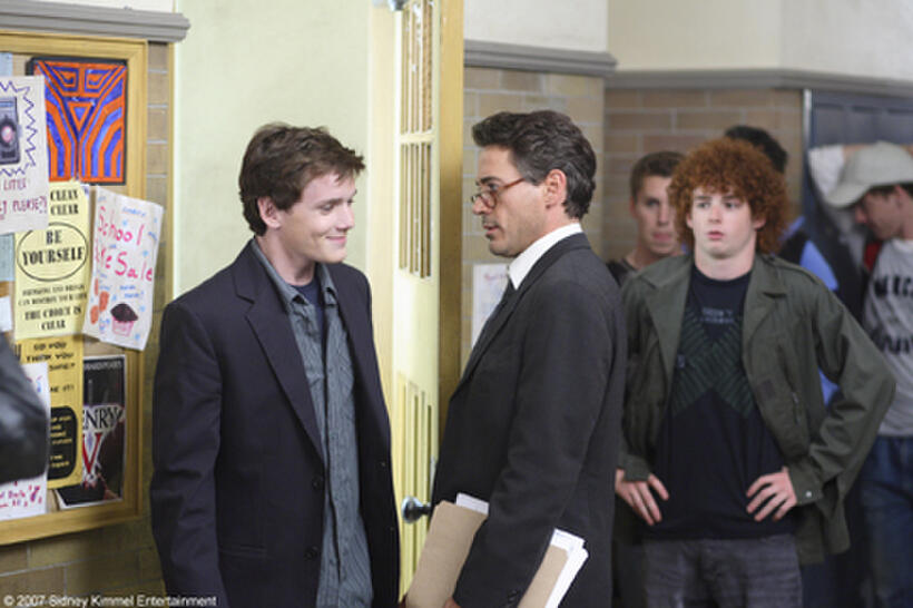 Anton Yelchin and Robert Downey Jr. in "Charlie Bartlett."