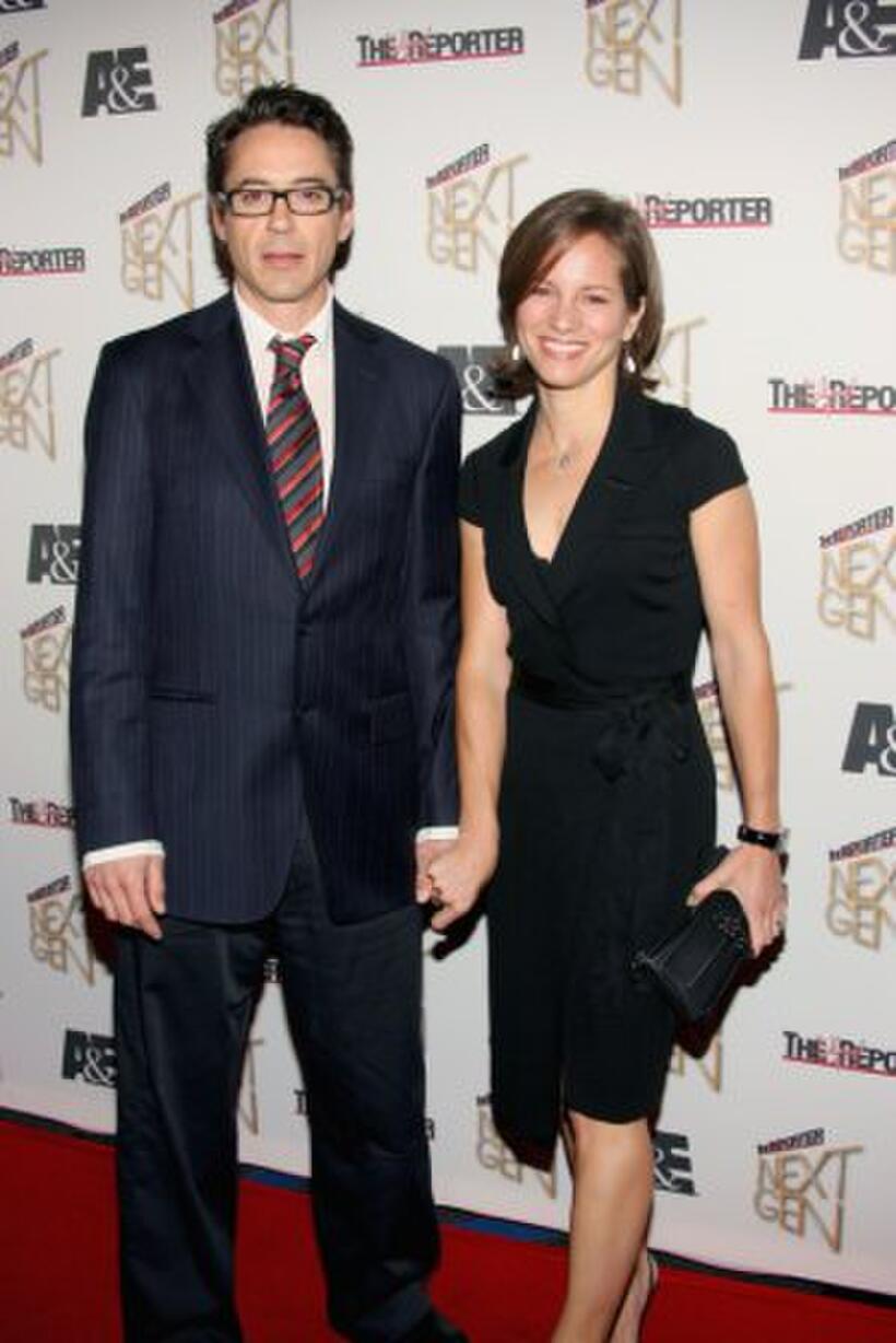 Robert Downey, Jr. and Susan Downey at the Hollywood Reporter's Next Generation Class of 2006 reception.