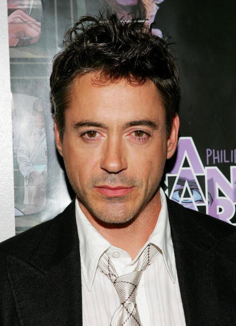 Robert Downey, Jr. at a N.Y. screening of "A Scanner Darkly."