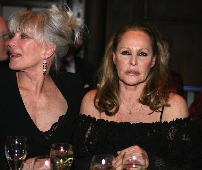 Ursula Andress and Linda Evans at the Lambertz Monday Night Schoko & Fashion.