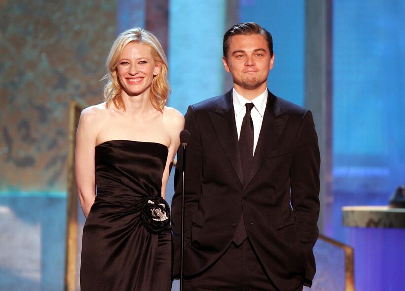 Cate Blanchett and Leonardo DiCaprio at the 11th Annual Screen Actors Guild Awards.