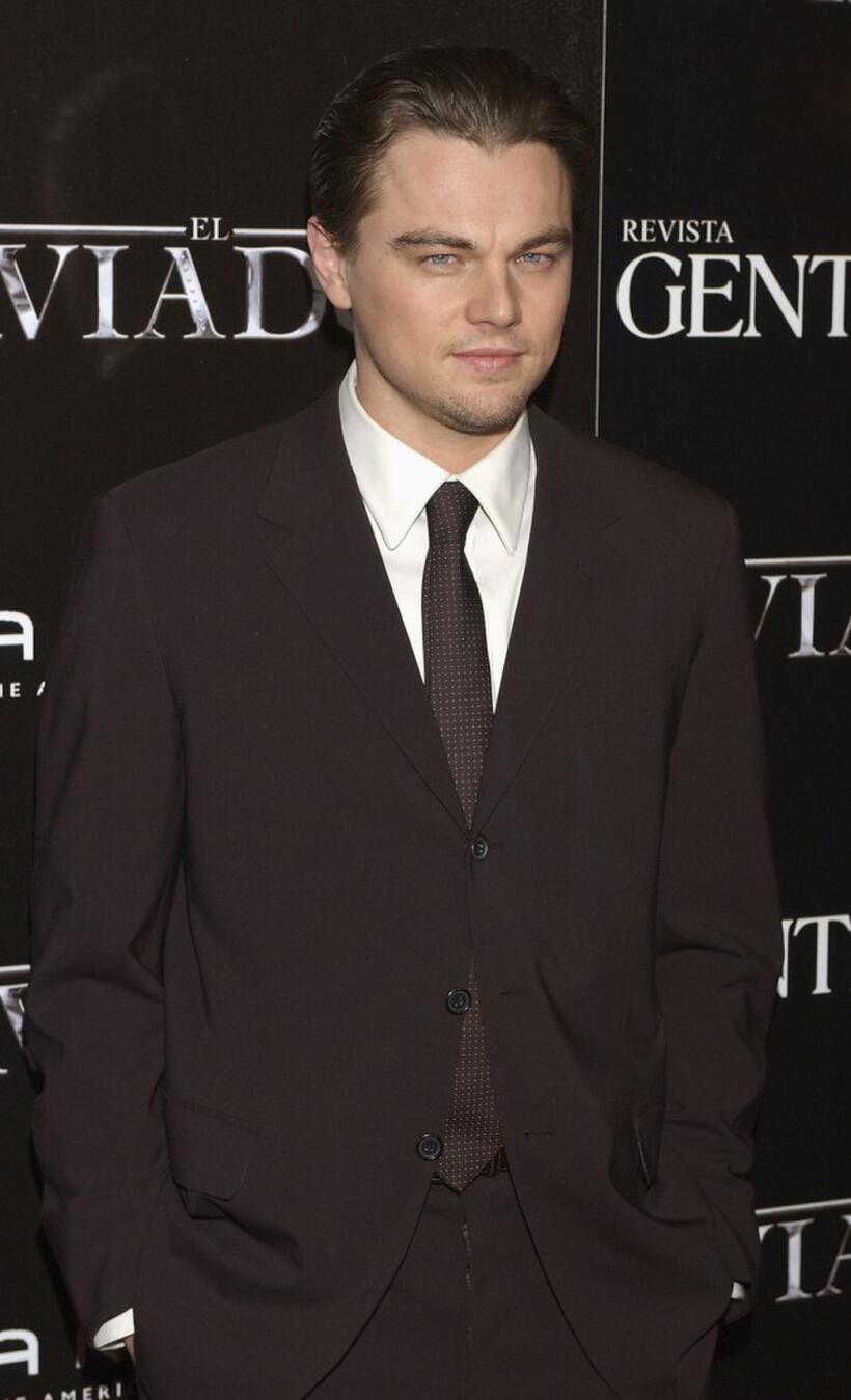 Leonardo DiCaprio at the Madrid premiere of "The Aviator."