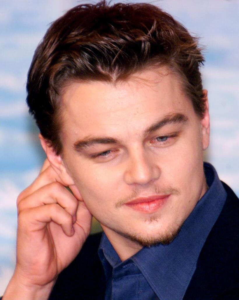 Leonardo DiCaprio at the Tokyo press conference of "The Beach."