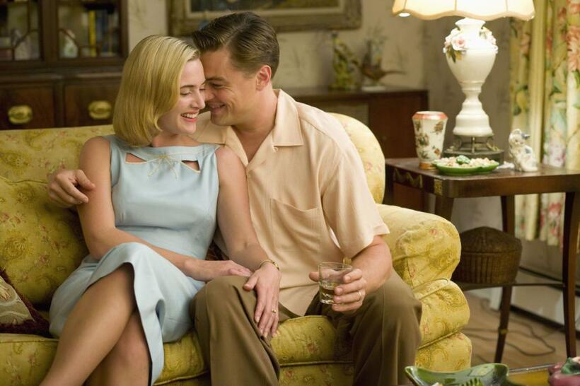 Kate Winslet as April Wheeler and Leonardo DiCaprio as Frank Wheeler in "Revolutionary Road."