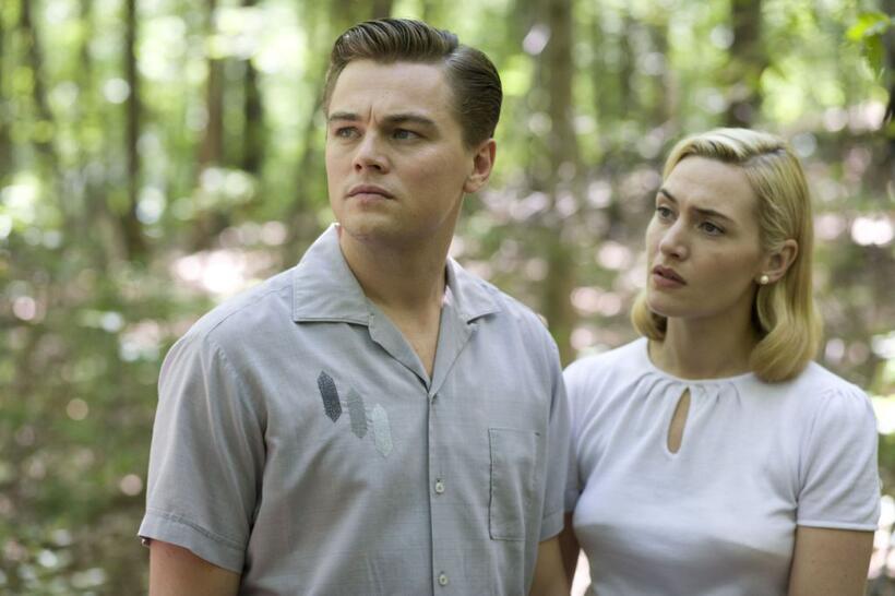 Leonardo DiCaprio as Frank Wheeler and Kate Winslet as April Wheeler in "Revolutionary Road."