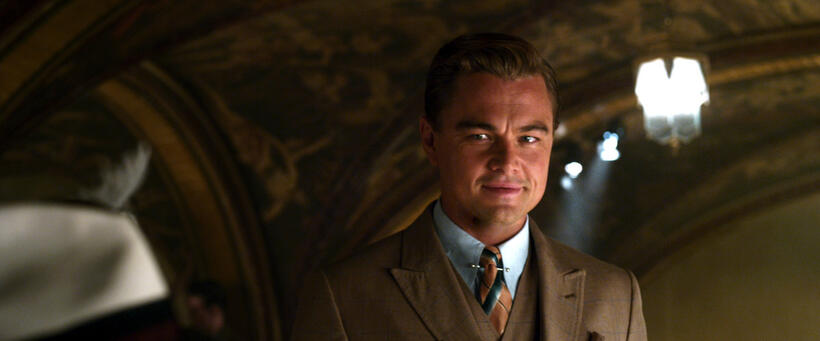 Leonardo DiCaprio as Jay Gatsby in "The Great Gatsby."