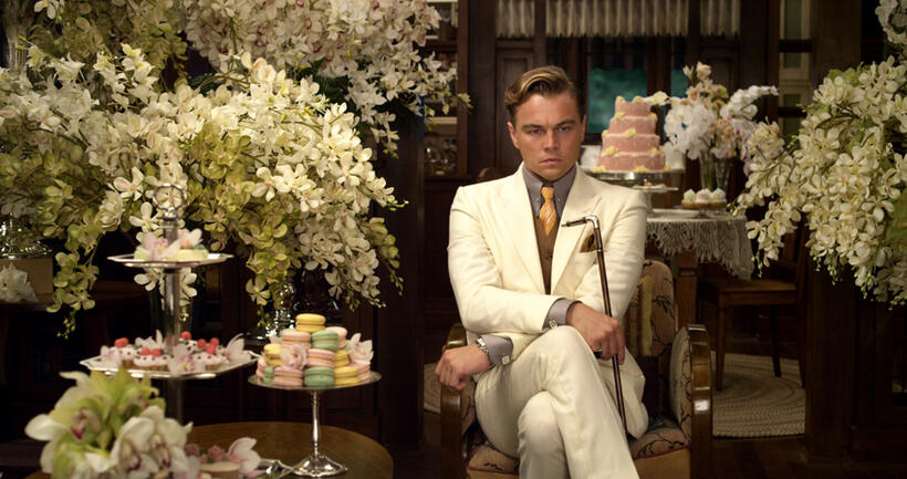 Leonardo DiCaprio as Jay Gatsby in "The Great Gatsby."