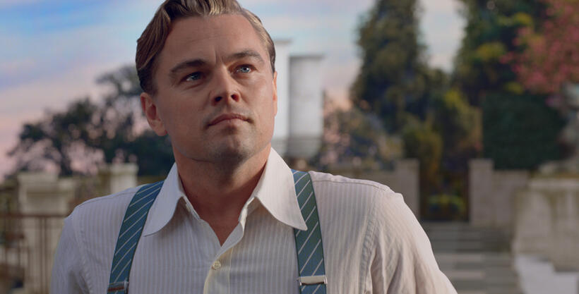 Leonardo DiCaprio as Jay Gatsby in "The Great Gatsby."