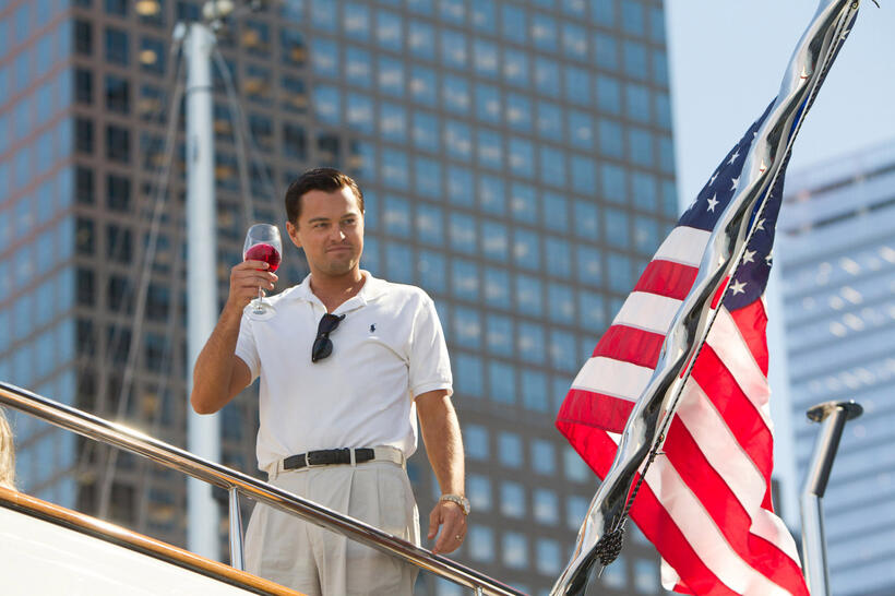 Leonardo DiCaprio in "The Wolf of Wall Street."