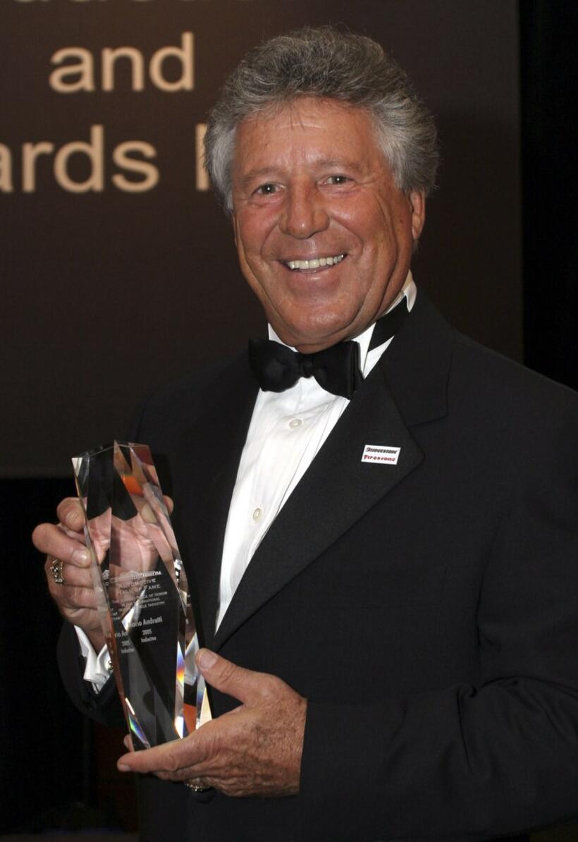 Mario Andretti at the 2005 Automotive Hall of Fame Inductions.