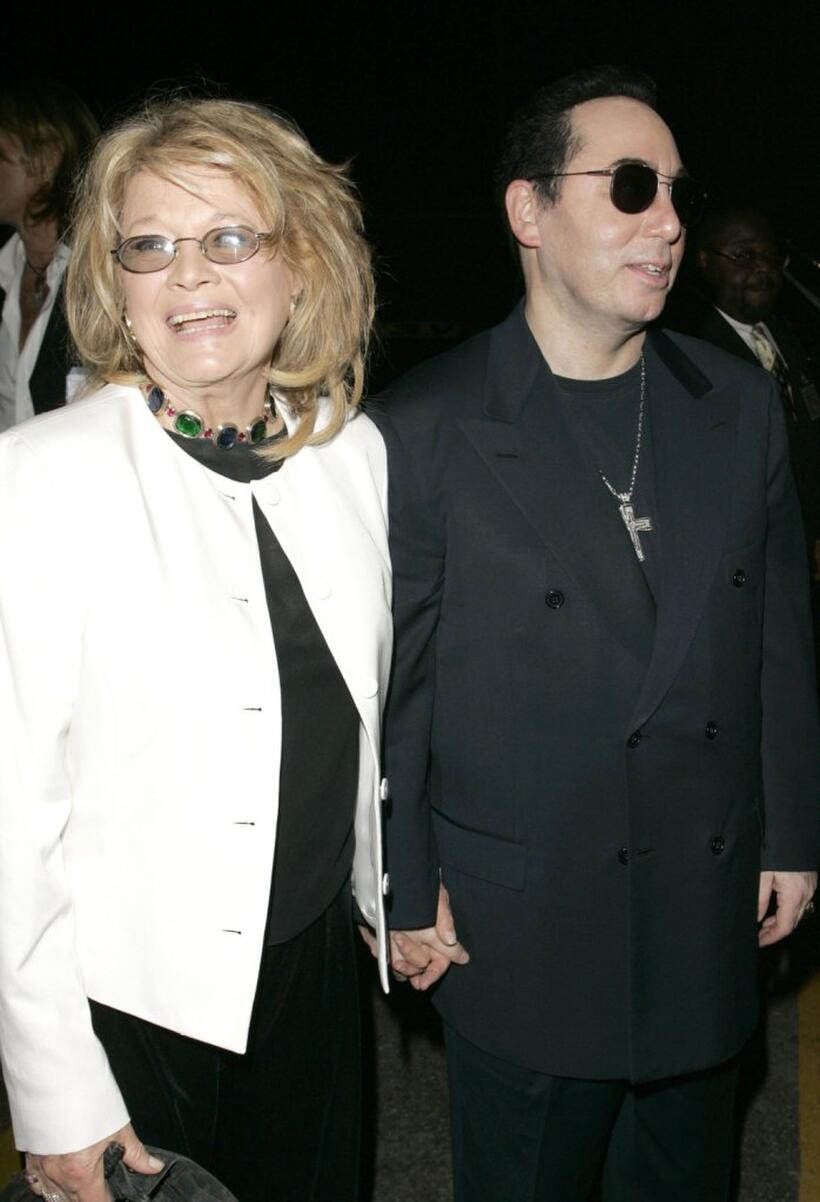 Angie Dickinson and David Gest at the Dionne Warwick 45th Anniversary Spectacular after party.