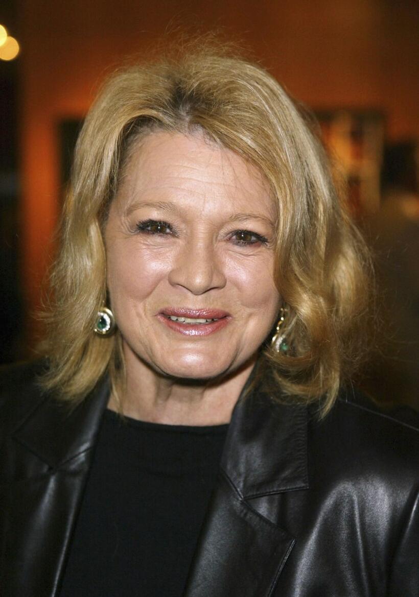 Angie Dickinson at the Academy of Motion Picture Arts and Sciences centennial tribute to Oscar winning director George Stevens.
