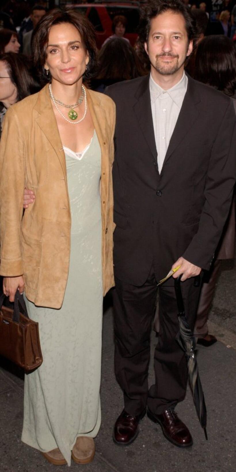 Polly Draper and her husband at the opening night of "Elephant Man."