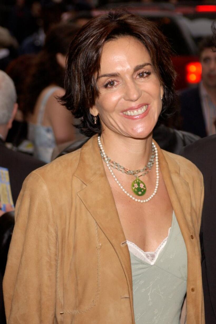 Polly Draper at the opening night of "Elephant Man."
