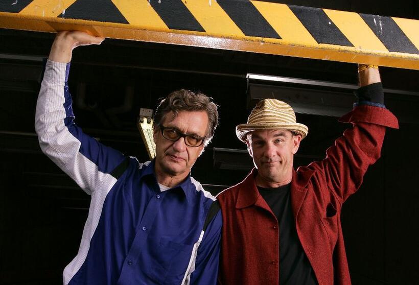 Wim Wender and John Diehl at the promotion of "Land of Plenty" during the Toronto International Film Festival.