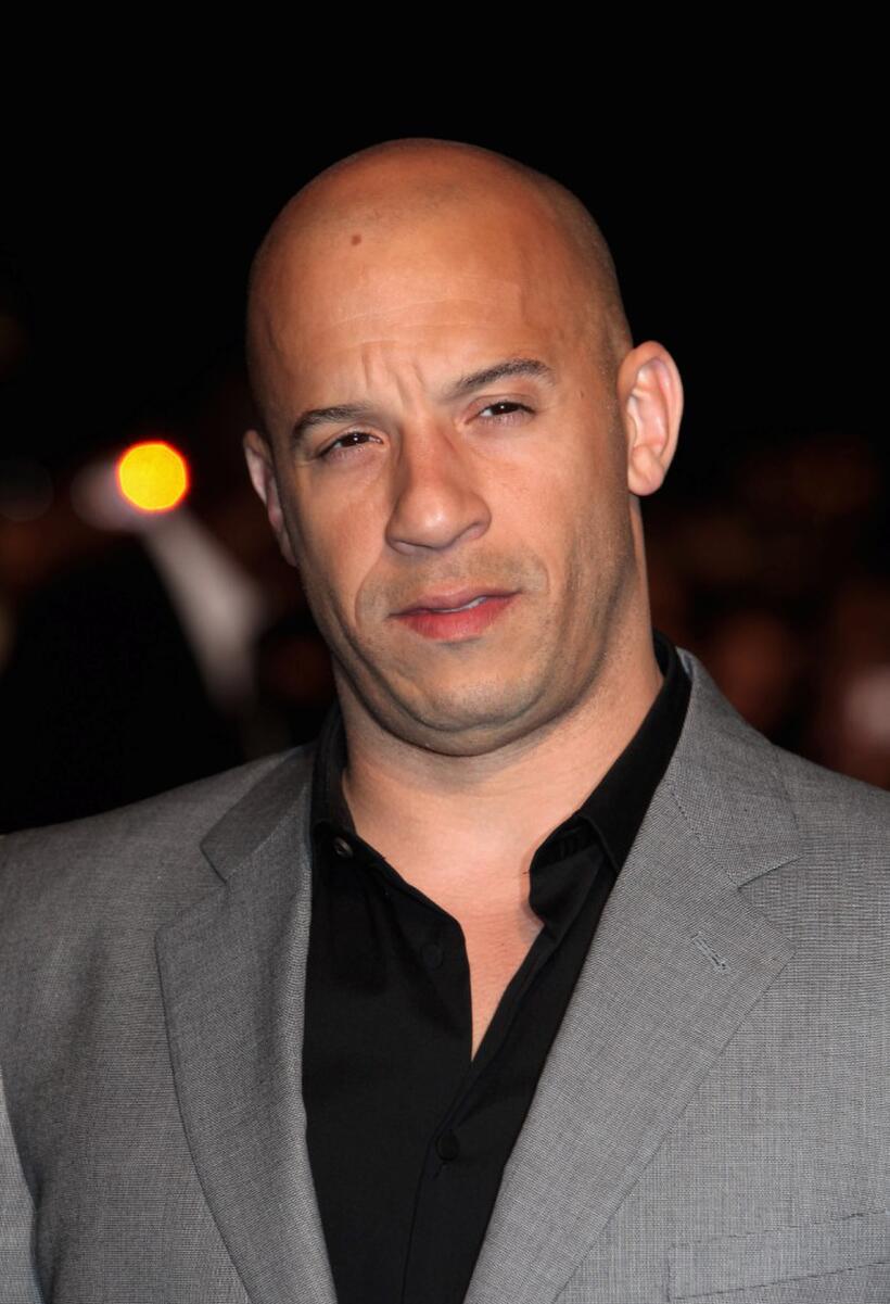 Vin Diesel at the UK premiere of "Fast and Furious 4."