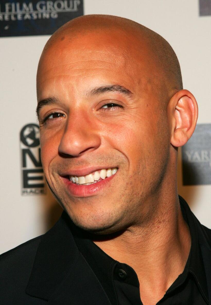 Vin Diesel at the premiere of "Find Me Guilty".