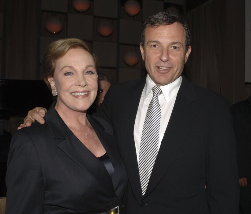 Julie Andrews and Robert A. Iger at the The Millennium Ball 2006.