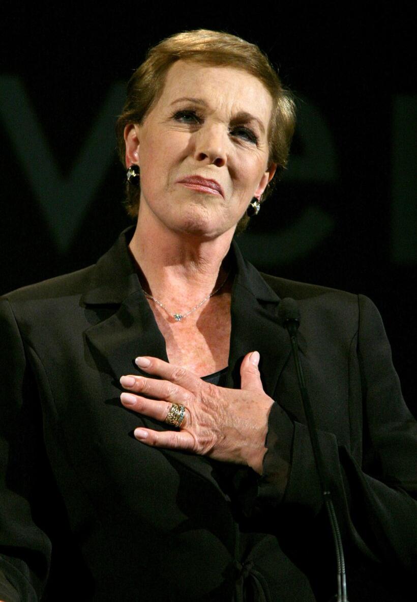 Julie Andrews at the afi's 40th Anniversary celebration for film "The Sound of Music".