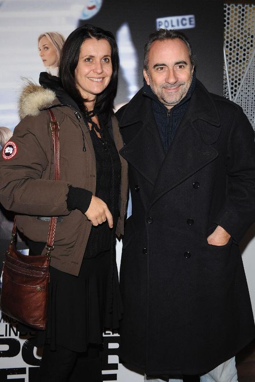 Antoine Dulery and Wife at the Paris premiere of "Pour Elle."
