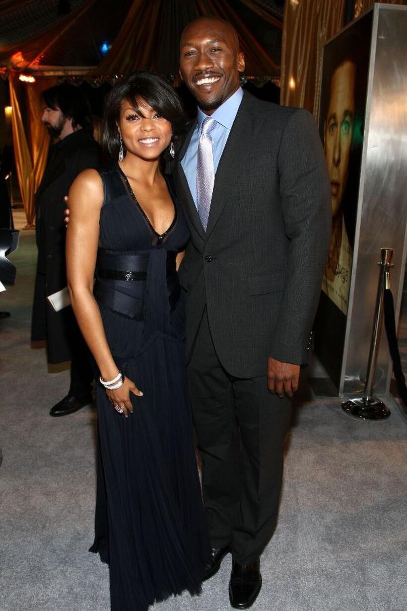 Taraji P. Henson and Mahershalalhashbaz Ali at the premiere of "The Curious Case Of Benjamin Button."