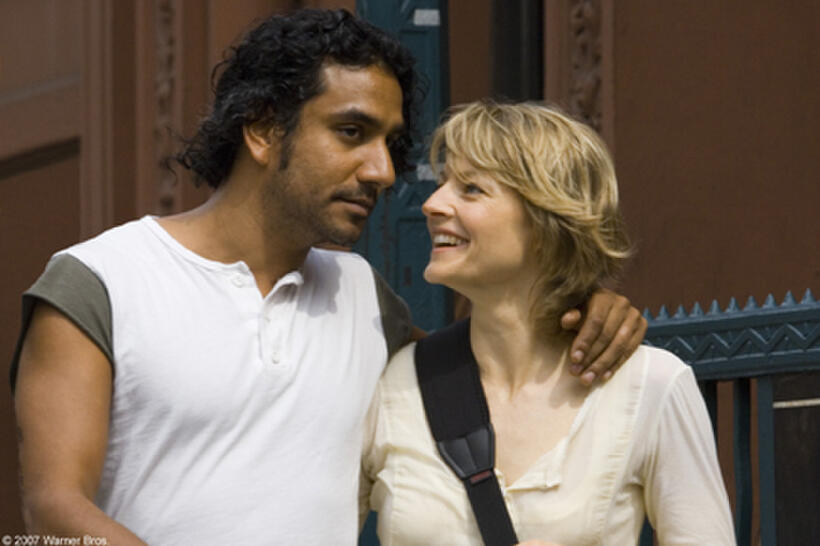 Naveen Andrews and Jodie Foster in "The Brave One."
