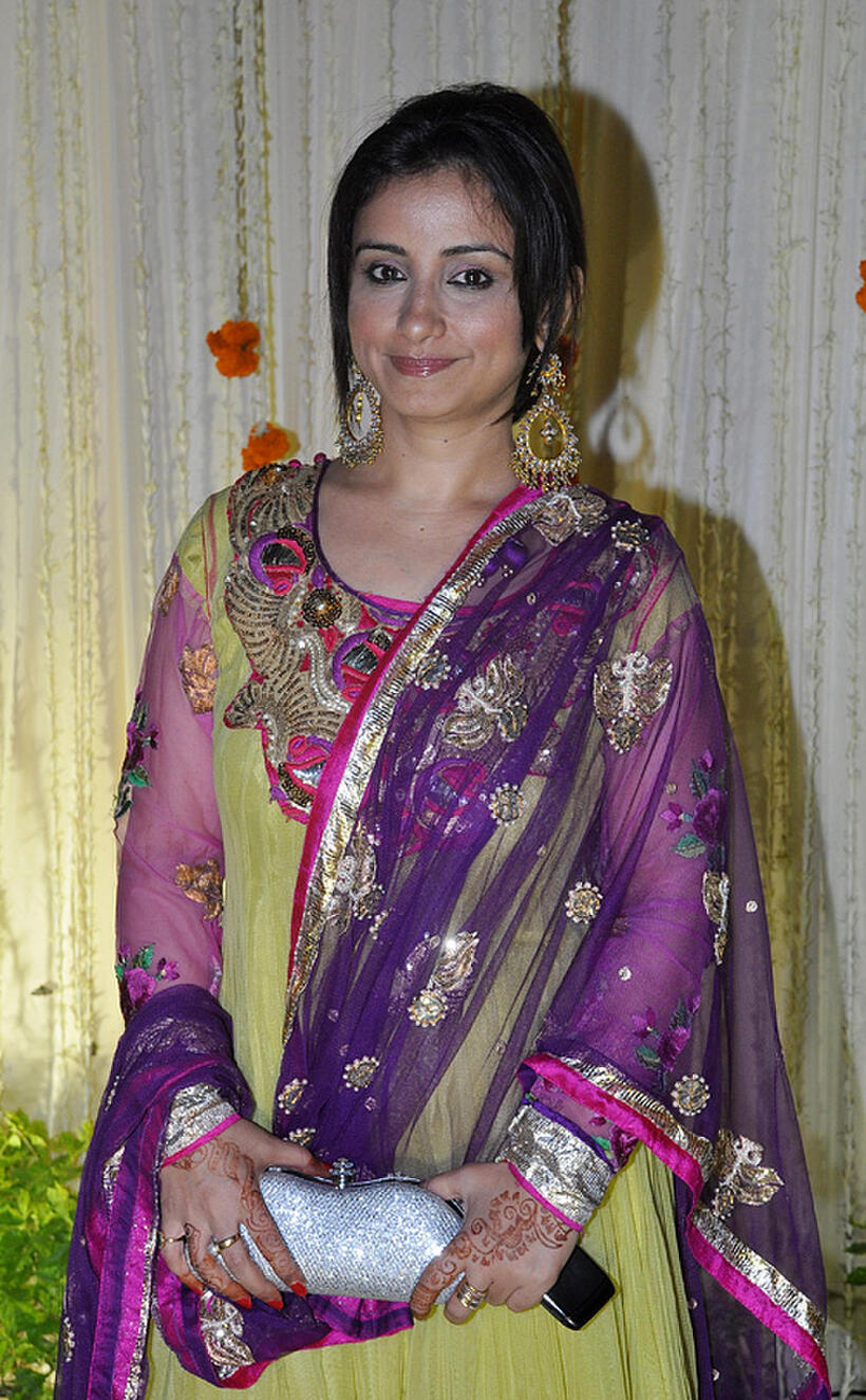 Divya Dutta at the reception party of Vivek Oberoi and Priyanka Alva in Mumbai.