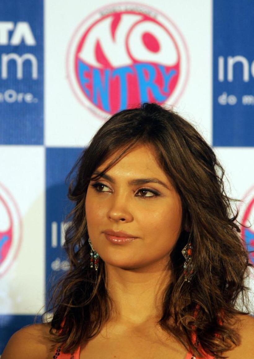Lara Dutta at the promotional event of "No Entry."