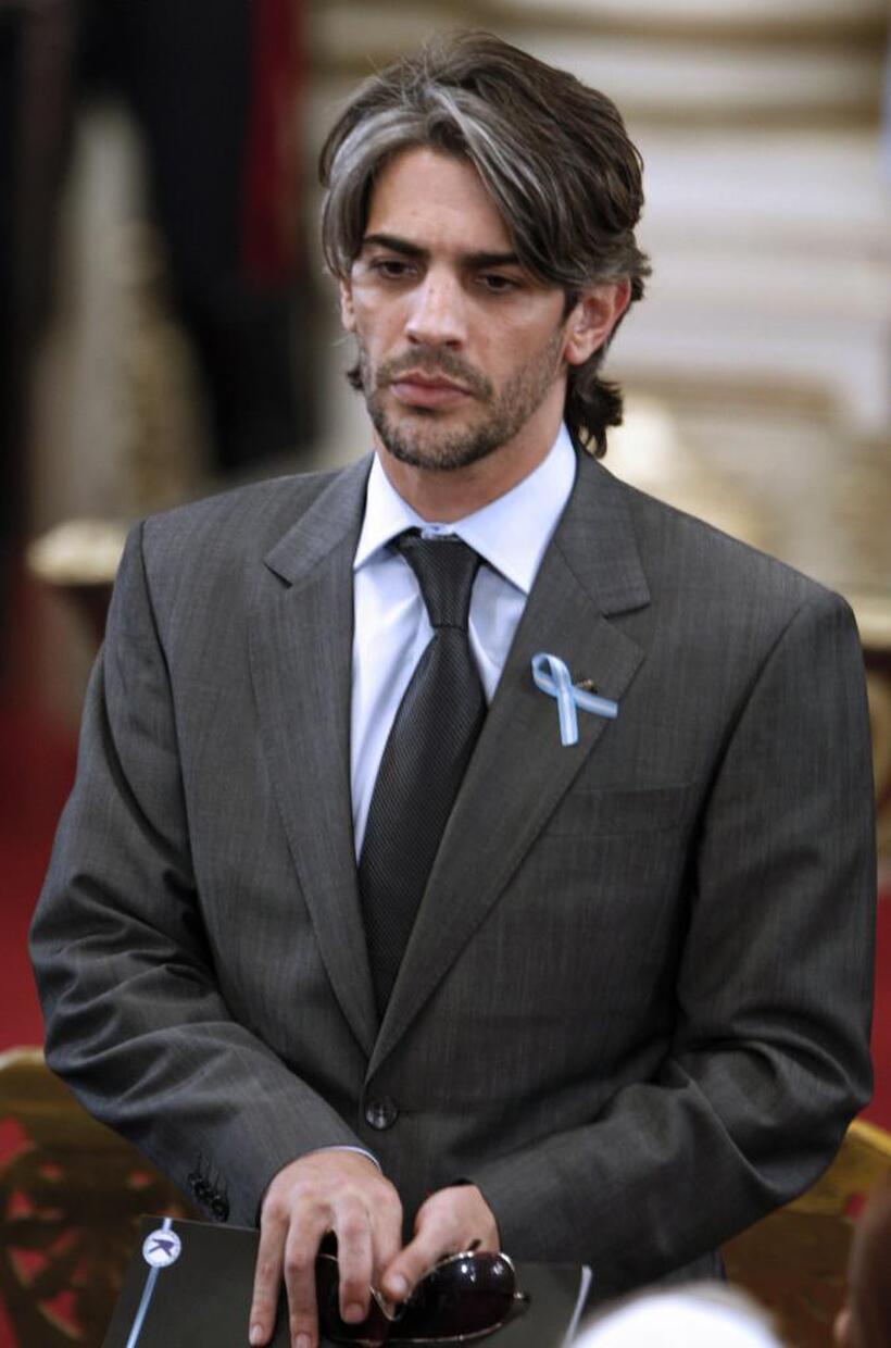 Pablo Echarri at the White Room of presidential palace in Buenos Aires.