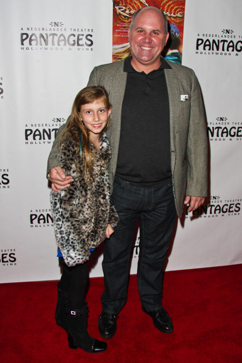 James DuMont and Guest at the opening night of "Riverdance" in California.
