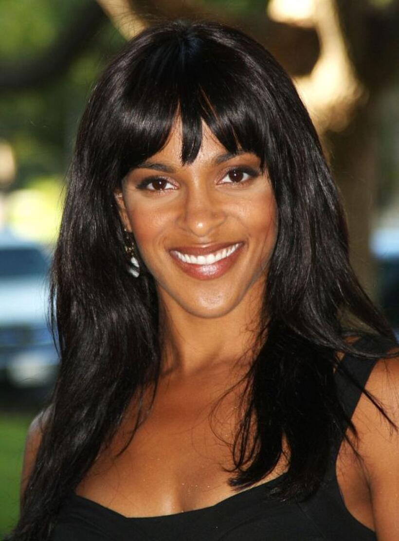 Megalyn Echikunwoke at the Black and White Gala for Barack Obama.