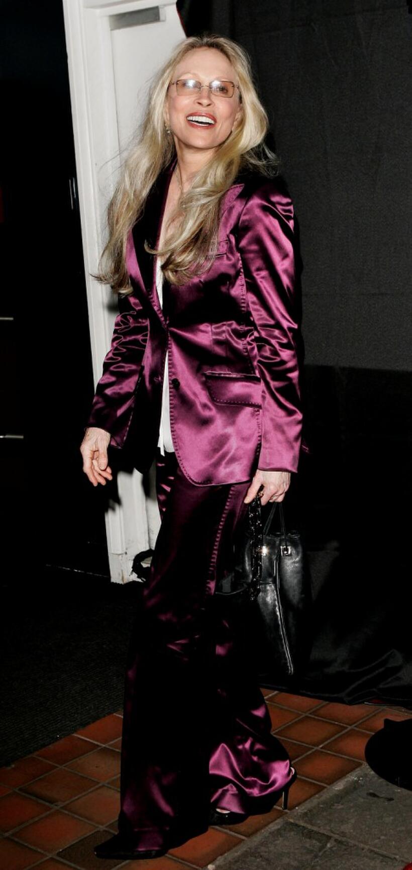 Faye Dunaway at the Andy and Patti Wong's Chinese New Year Party.