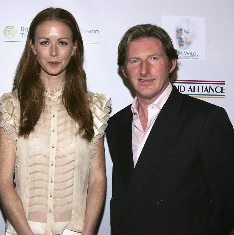 Jean Butler and Adrian Dunbar at the "Oscar Wilde: Honoring Irish Writing in Film" event.