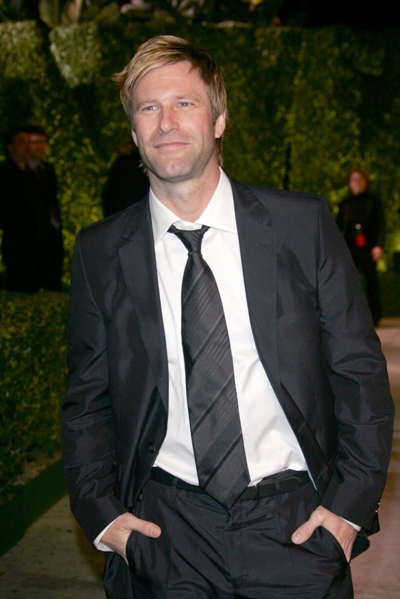 Aaron Eckhart at the 2007 Vanity Fair Oscar Party.