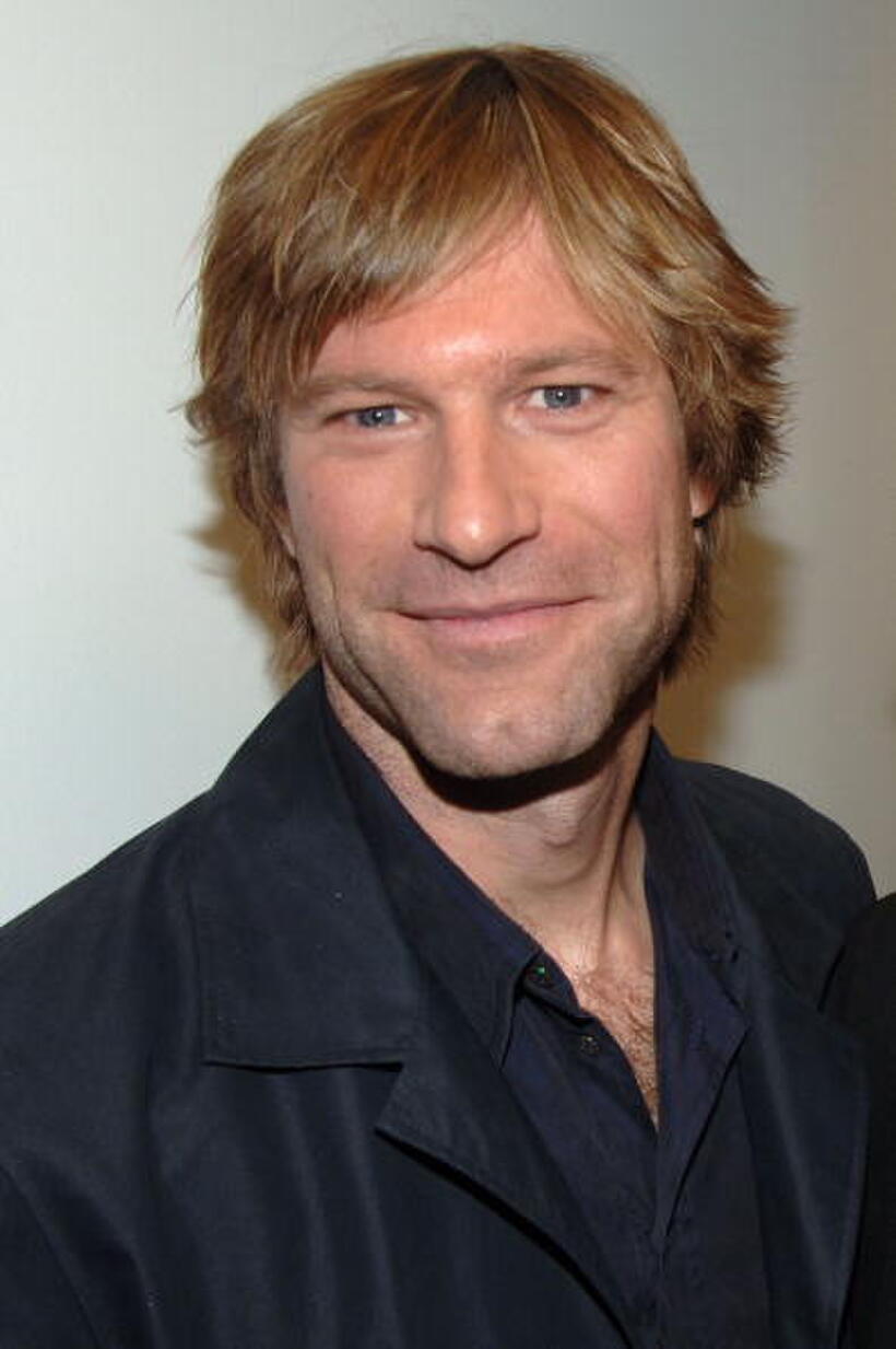 Aaron Eckhart at Sirius Satellite Radio's launch of Cosmo Radio in N.Y.