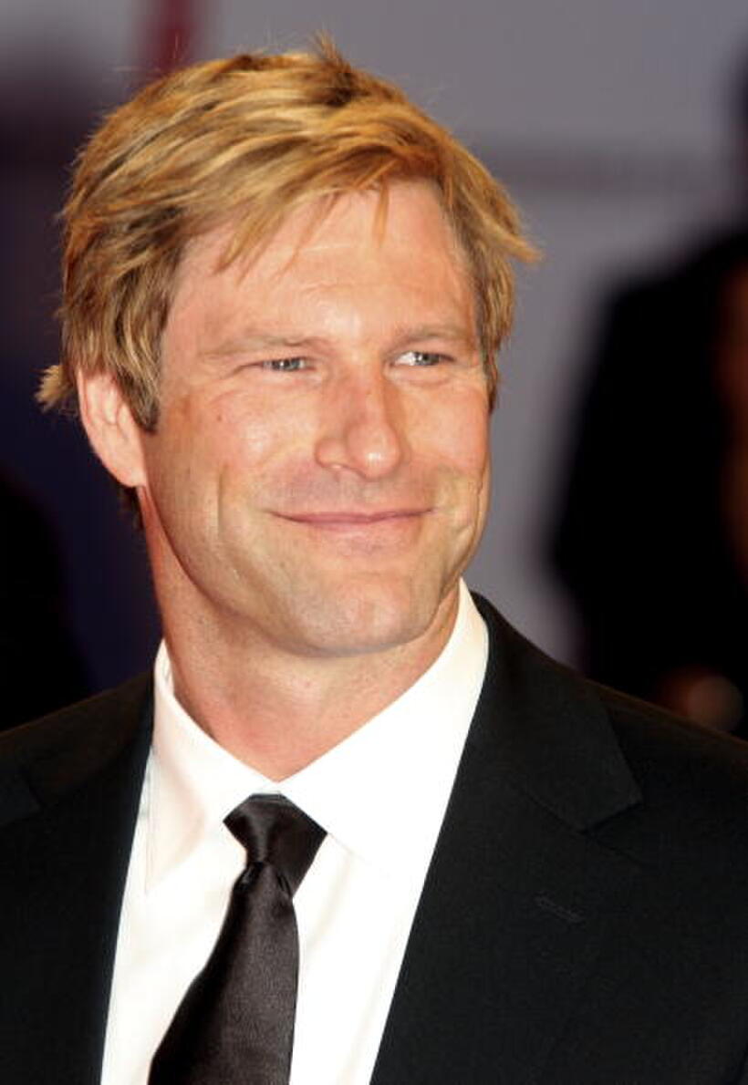 Aaron Eckhart at the Italy premiere of "The Black Dahlia."