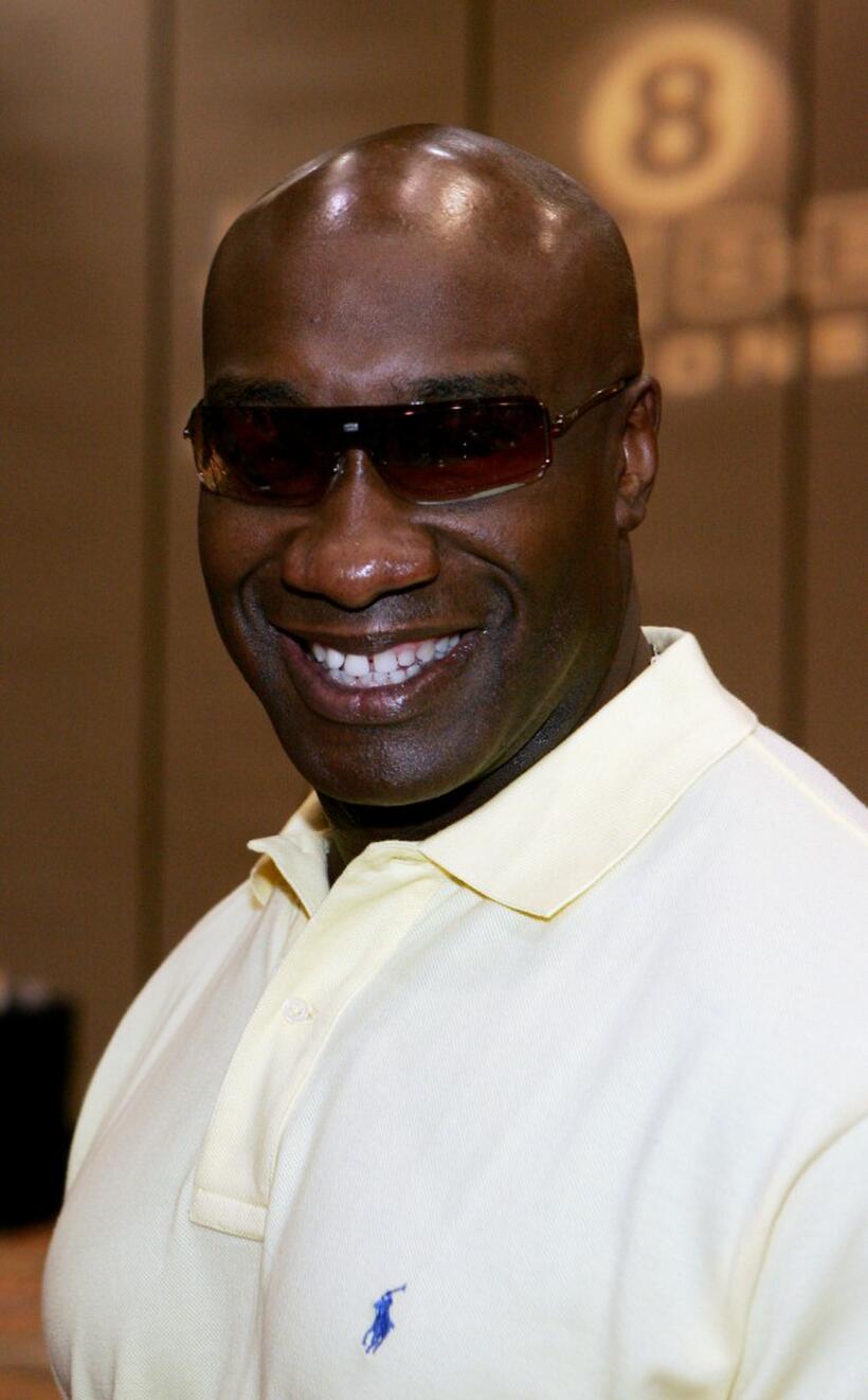 Michael Clarke Duncan at the International Pool Tour World 8-Ball Championship.