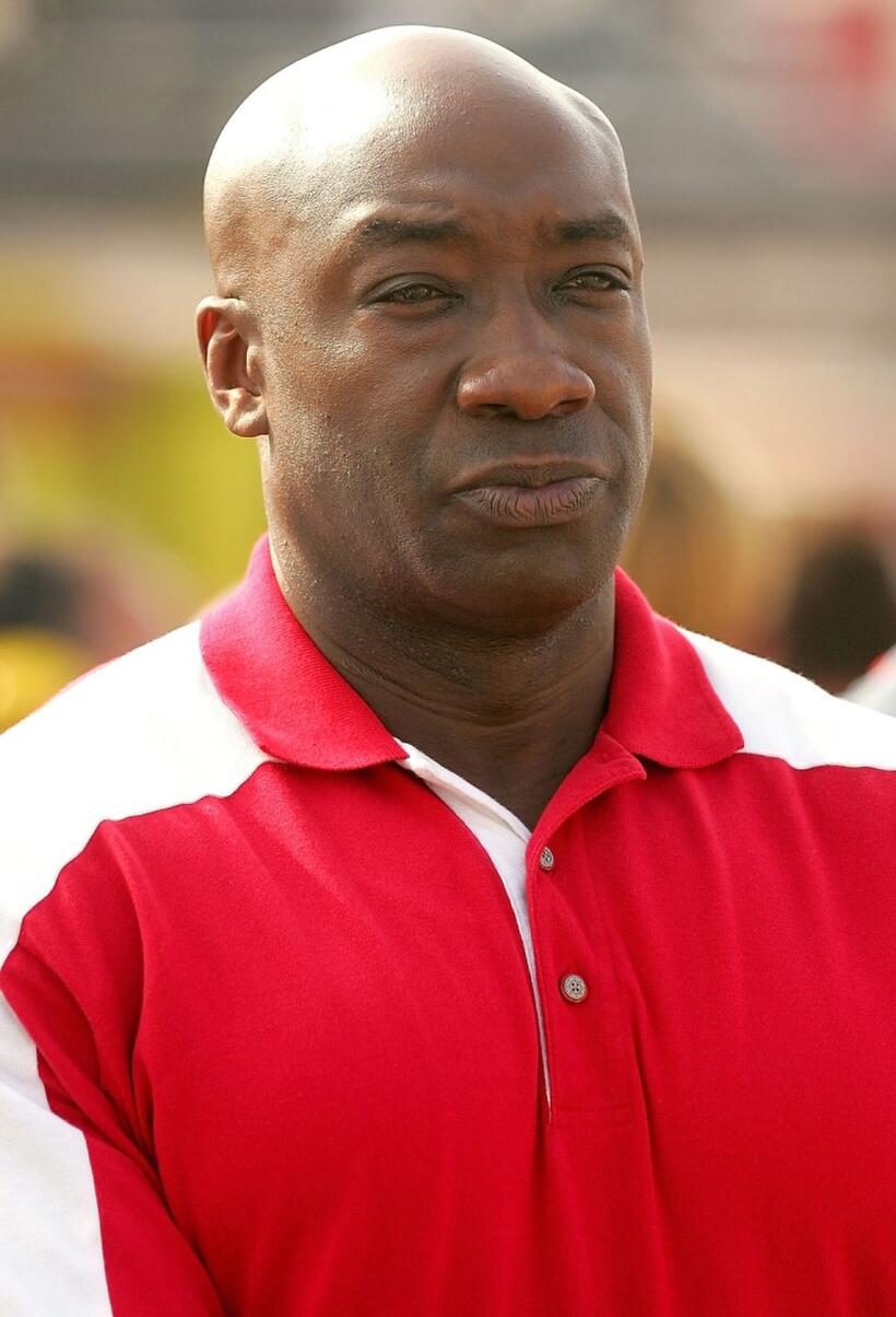 Michael Clarke Duncan at the NASCAR Nextel Cup Series UAW Ford 500.