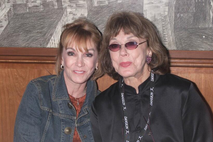 Sandy Duncan and Phyllis Newman at the party for "Nothing Like A Dame 2002" to benefit the Women's Health Intiative of The Actors' Fund of America.