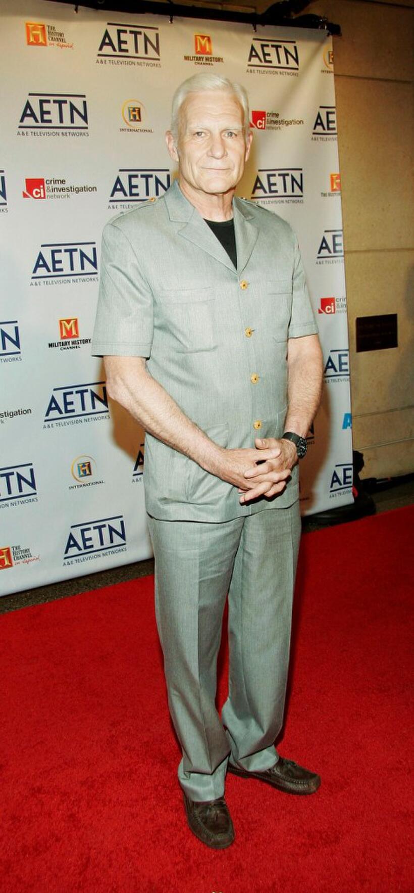Dale Dye at the A&E Television Networks Upfront celebration.