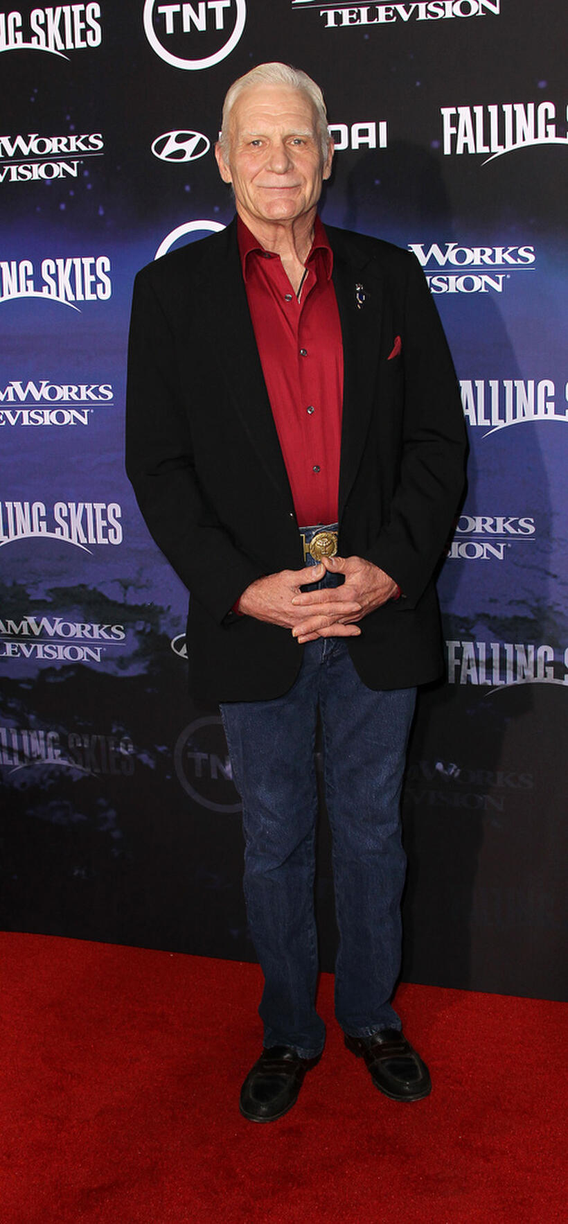 Dale Dye at the California premiere of "Falling Skies."