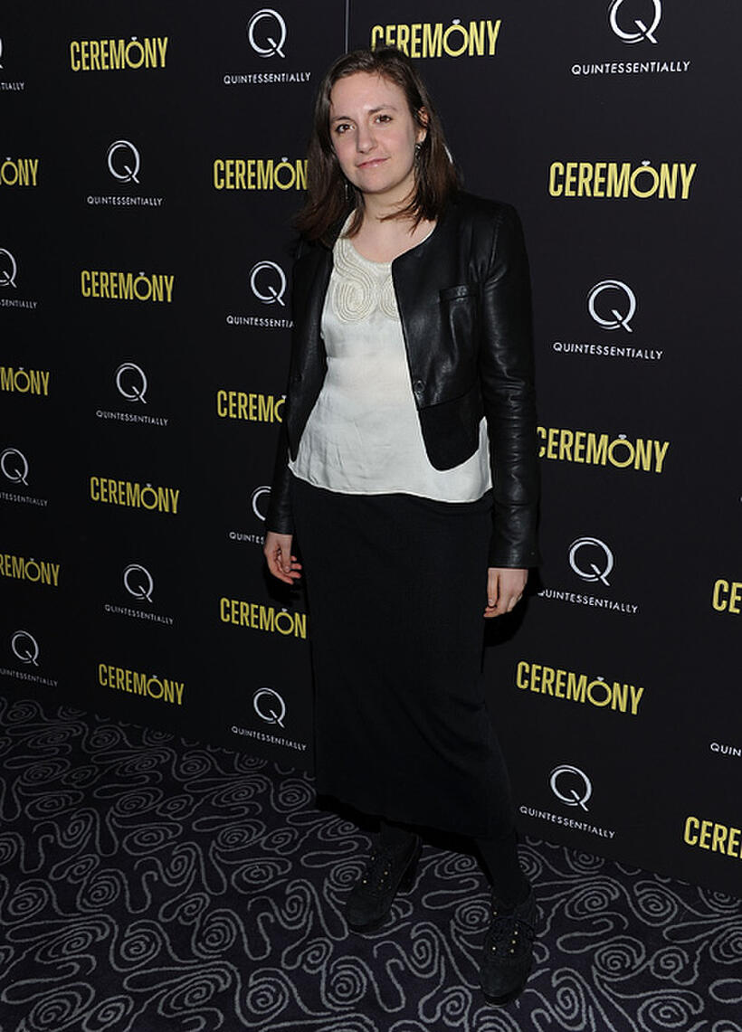 Lena Dunham at the New York premiere of "Ceremony."