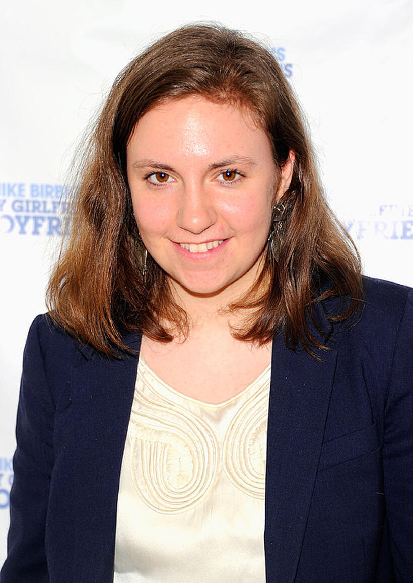 Lena Dunham at the off-Broadway opening night of "Mike Birbiglia's My Girlfriend's Boyfriend" in New York.