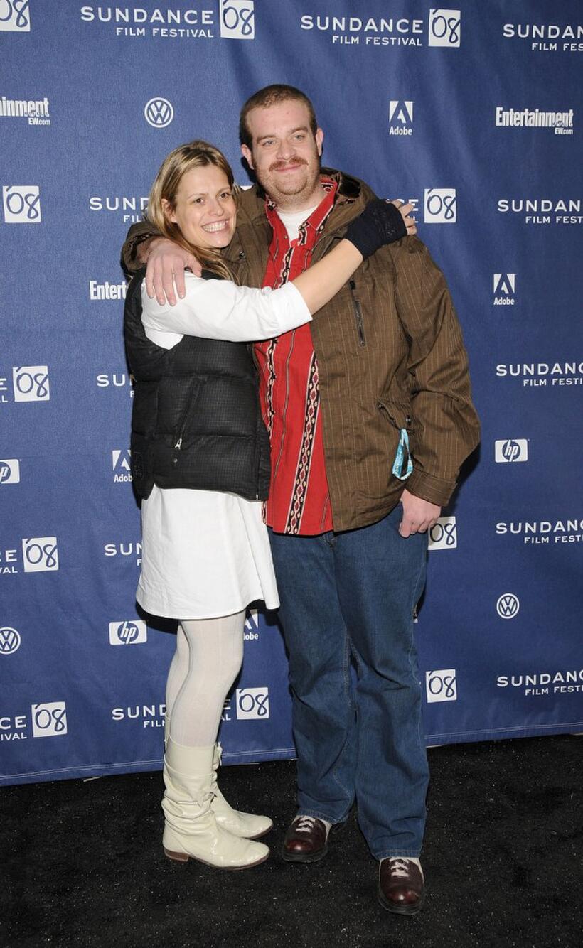 Marianna Palka and Eric Edelstein at the premiere of "Good Dick" during the Sundance Film Festival.