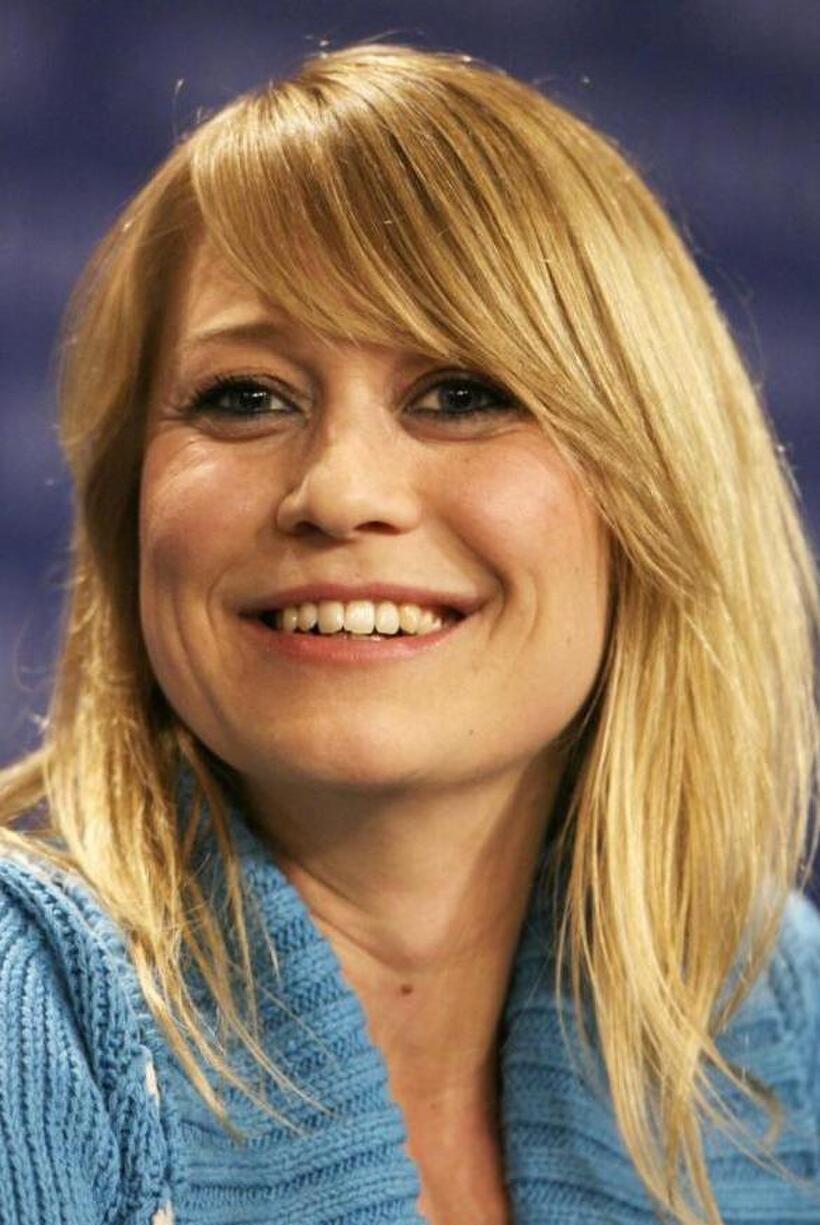 Trine Dyrholm at the press conference of "A Soap."