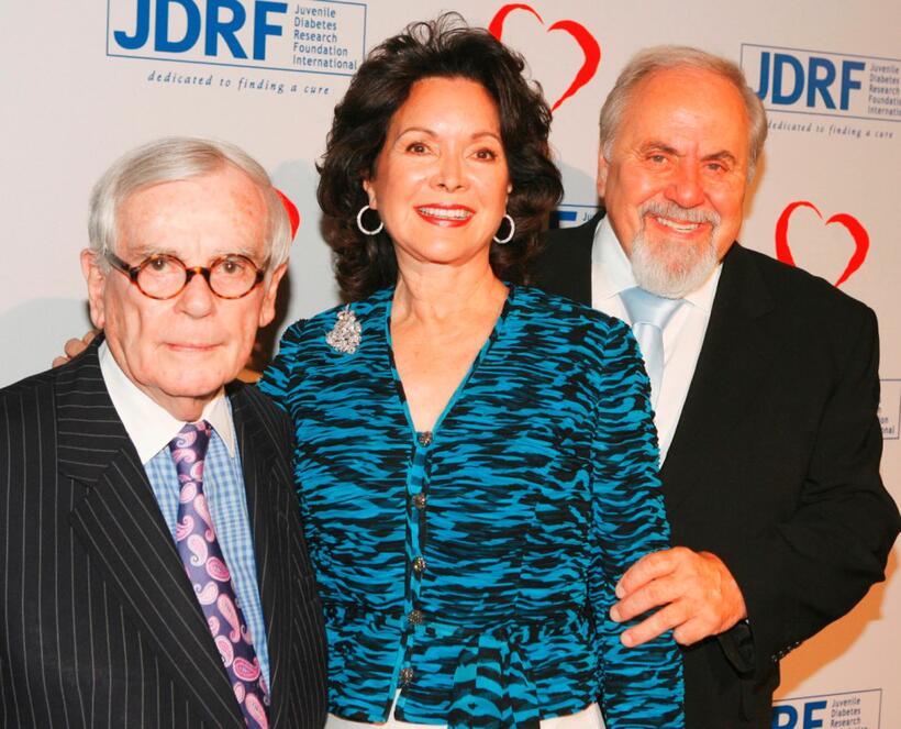 Dominick Dunne, Jolene Schlatter and Producer George Schlatter at the Juvenile Diabetes 4th Annual Gala Event.