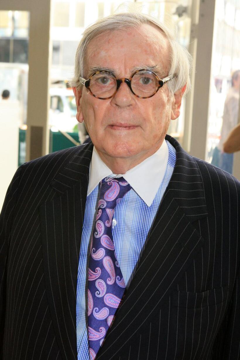 Dominick Dunne at the Olympus Fashion Week Spring 2007.