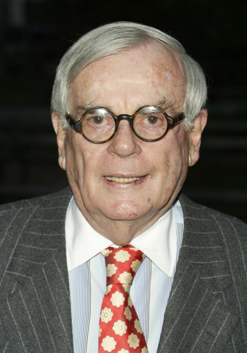 Dominick Dunne at the Vanity Fair Party during the 2004 Tribeca Film Festival.
