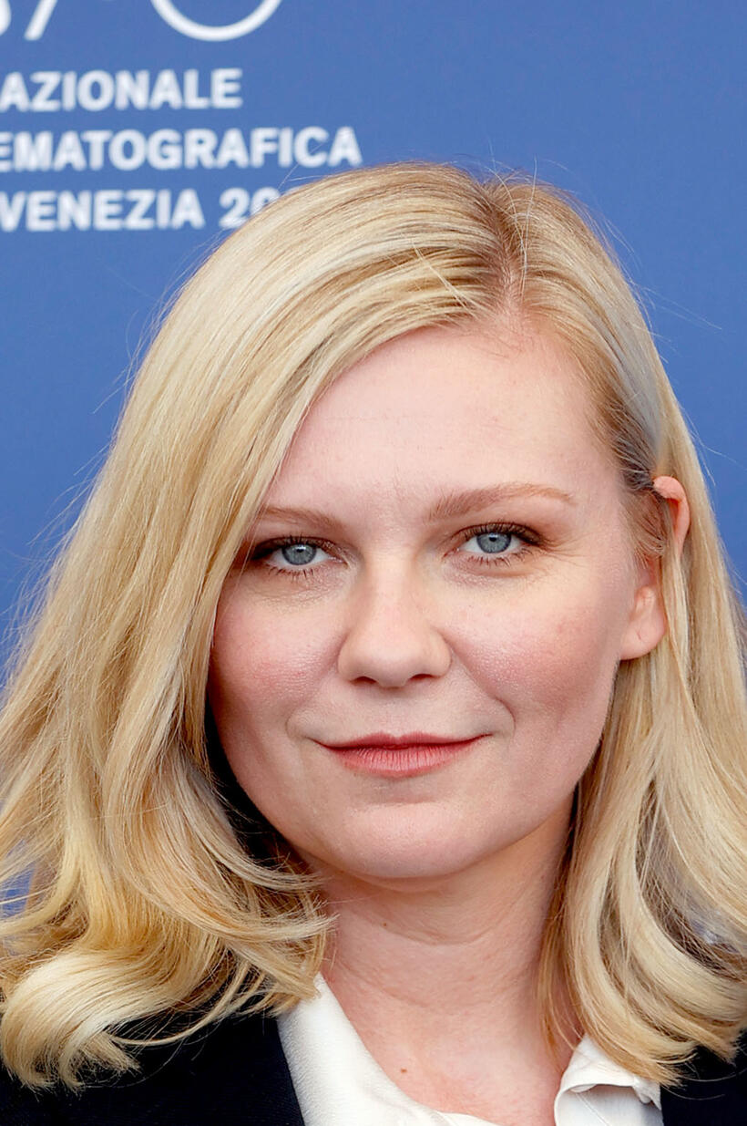 Kirsten Dunst at the photocall for "The Power of the Dog" during the 78th Venice International Film Festival.